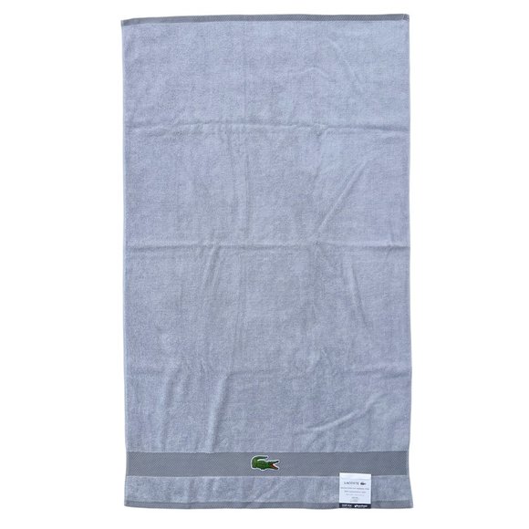 Lacoste Home Heritage Anti-Microbial Supima Cotton Bath Towel, 30